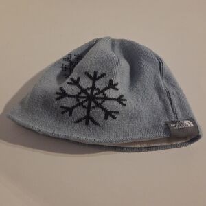 The North Face Kids Blue Snowflake Beanie